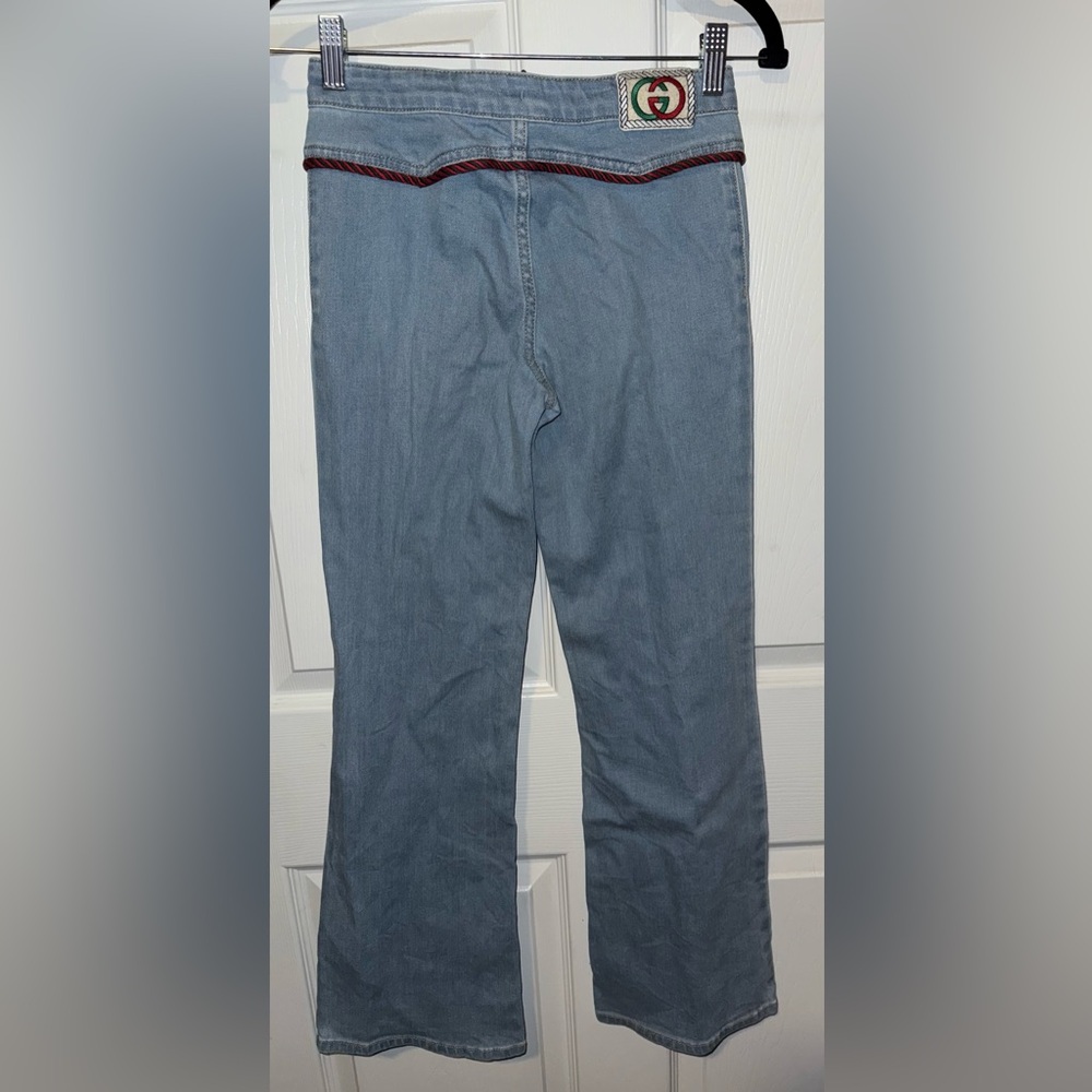 Gucci Light Blue Denim Pants